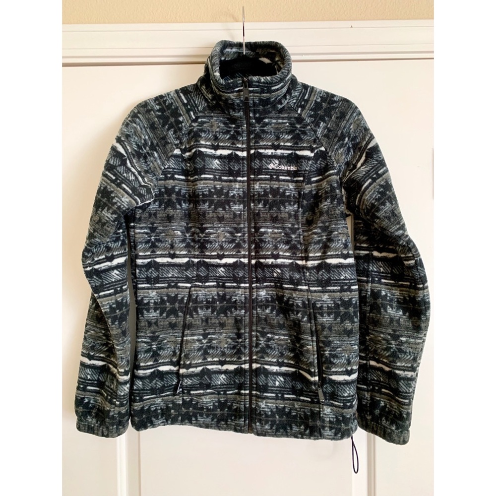 Columbia fleece zip up jacket